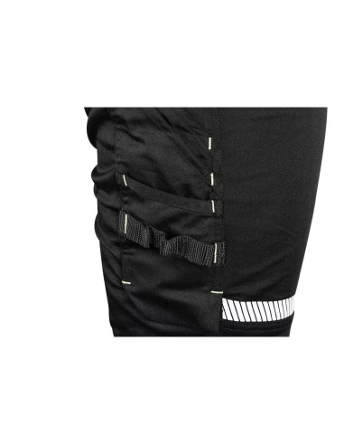 Pantaloni de lucru, reflectorizanti, negru si galben, model Hi-Vis, marimea L/52, NEO