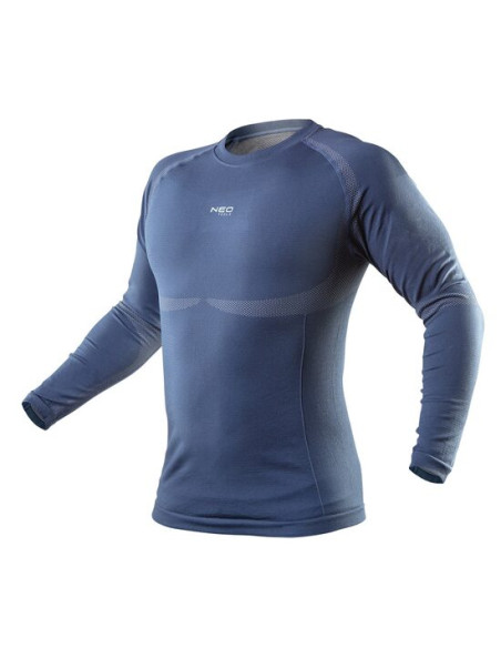 Bluza de corp termica, model Coolmax, albastru, marimea S/M, NEO