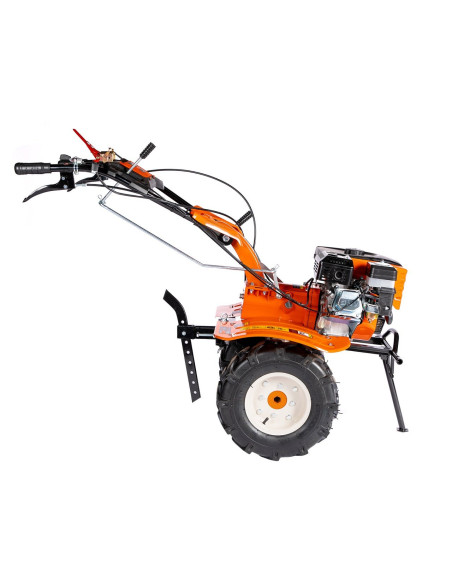 Motocultor Detoolz 8.5CP 212CC, benzina, 4T, 4 viteze, pornire manuala, cu roti