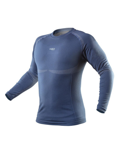 Bluza de corp termica, model Coolmax, albastru, marimea S/M, NEO