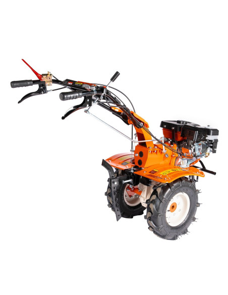 Motocultor Detoolz 8.5CP 212CC, benzina, 4T, 4 viteze, pornire manuala, cu roti