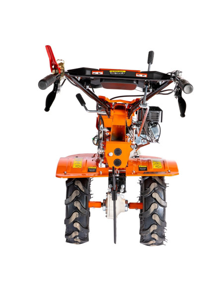 Motocultor Detoolz 8.5CP 212CC, benzina, 4T, 4 viteze, pornire manuala, cu roti