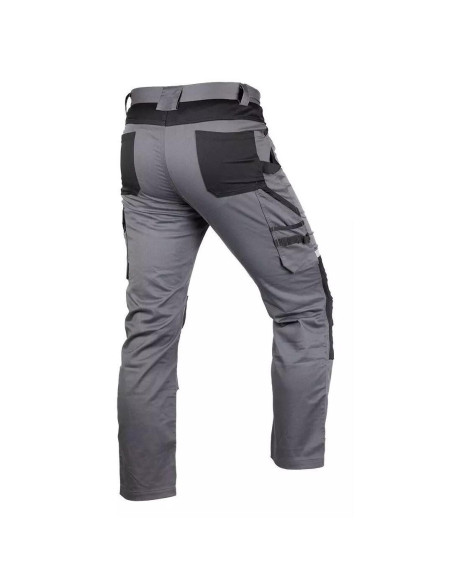 Pantaloni de lucru, bumbac, poliester, intariri genunchi, model Mix&Match, gri, marimea M/50, NEO