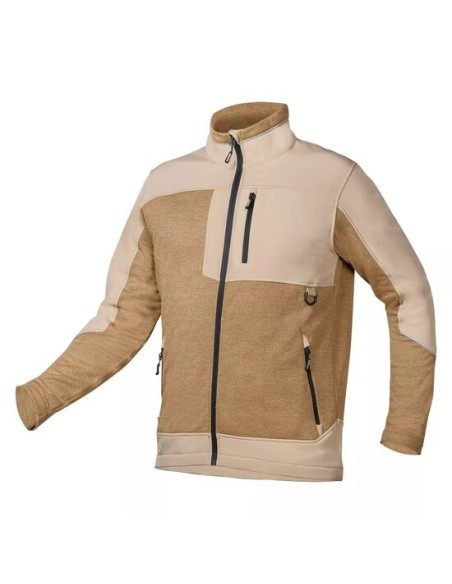 Geaca de lucru softshell, poliester, model Outdoor, bej, marimea XXL/56, NEO