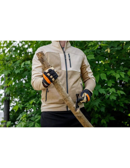 Geaca de lucru softshell, poliester, model Outdoor, bej, marimea XXL/56, NEO