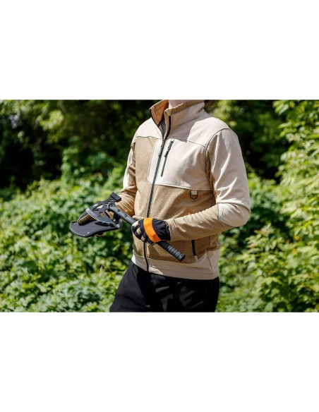 Geaca de lucru softshell, poliester, model Outdoor, bej, marimea XXL/56, NEO