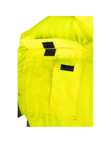 Geaca de lucru, vesta, 3 in 1, reflectorizanta, poliester, galben, model Hi-Vis, marimea M/50