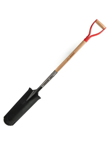 Harlet, cazma, ingust, cu varf zimtat, coada lemn, 12.5x40x128 cm, Strend Pro Premium RedShark