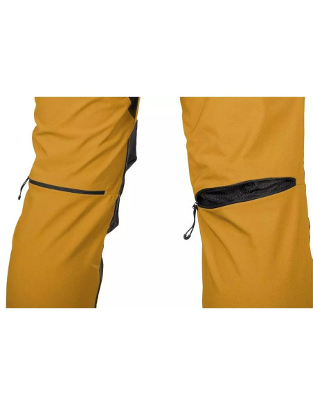 Pantaloni de lucru, elastici, nylon, model Outdoor, galben mustar, marimea XL/54, NEO