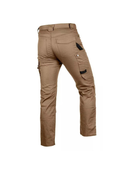 Pantaloni de lucru, bumbac si poliester, model Mix&Match, maro, marimea XXL/56, NEO