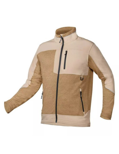 Geaca de lucru softshell, poliester, model Outdoor, bej, marimea XXXL/58, NEO