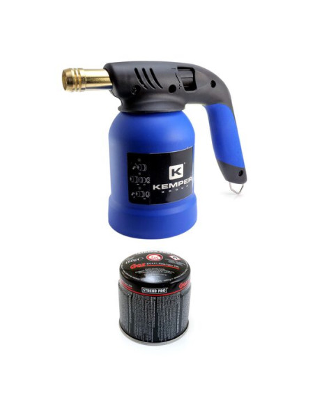 Lampa pe gaz, arzator, 1.37 kW, cu doza inclusa, 190 g, Kemper