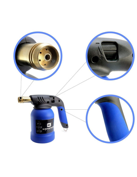 Lampa pe gaz, arzator, 1.37 kW, cu doza inclusa, 190 g, Kemper