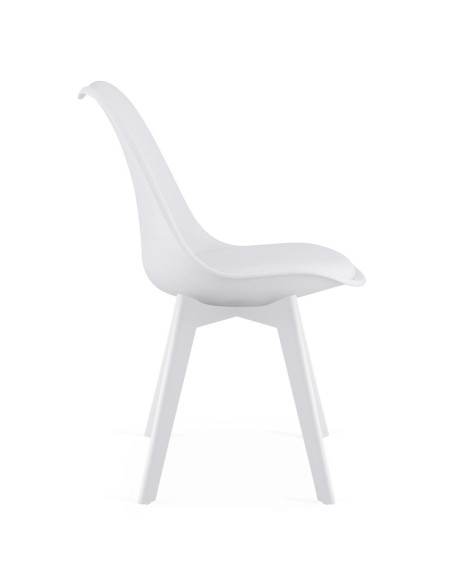 Set masa de toaleta/machiaj Vanessa + scaun Mark, sertare alb lucios, cu oglinda si LED-uri, Vanessa, 130x43x143 cm
