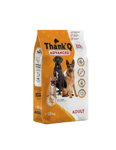Hrană Uscată Câini Thank'Q Advanced Adult, Pui și Legume, 10kg