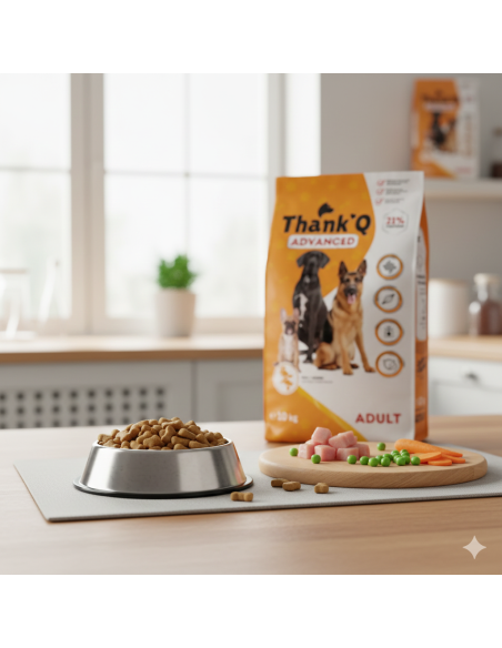 Hrană Uscată Câini Thank'Q Advanced Adult, Pui și Legume, 10kg