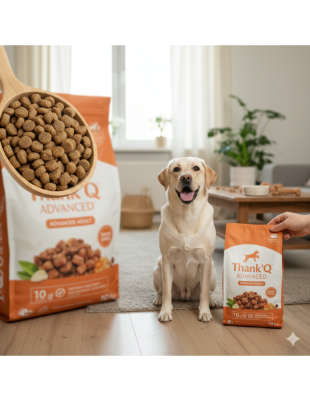 Hrană Uscată Câini Thank'Q Advanced Adult, Pui și Legume, 10kg