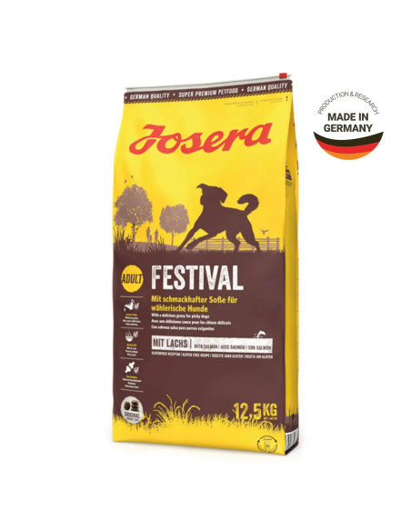 Josera Festival 12.5 kg - Hrană cu Sos pentru Câini Mofturoși