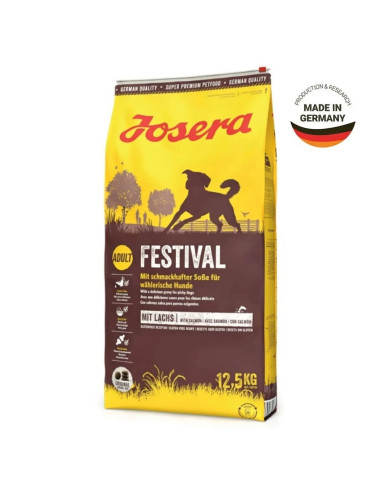 Josera Festival 12.5 kg - Hrană cu Sos pentru Câini Mofturoși