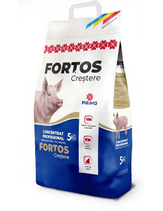 Concentrat Fortos Porc Creștere 5kg - 25% Amestec - Preț Mic