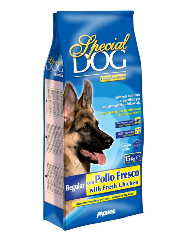 Special Dog Premium Pui Proaspăt 15kg (24% Proteină) - Monge