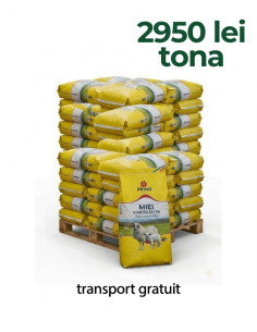 Palet 1 Tonă Furaj Miei Starter Primo Extra 40kg - 25 saci la preț de producător cu livrare gratuită în toată România. 2