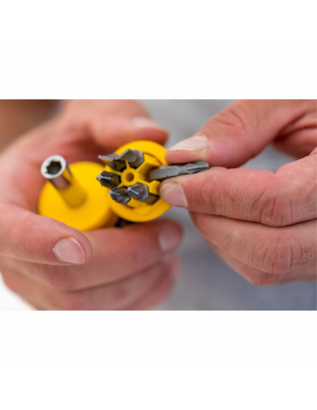 Stanley 0-66-357, surubelnita multibit clichet cu 6 biti