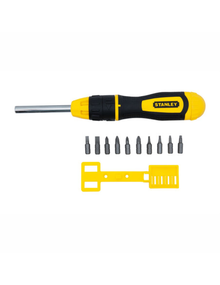 Stanley 0-68-010, surubelnita multibit clichet cu 10 biti