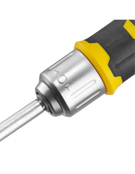 Stanley FMHT0-62690, surubelnita multibit cu clichet si 12 biti de prindere
