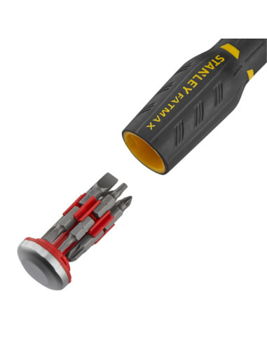 Stanley FMHT0-62690, surubelnita multibit cu clichet si 12 biti de prindere