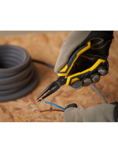Stanley STHT0-74363, cleste dynagrip combinat, cu varf lung, 150 mm, blister