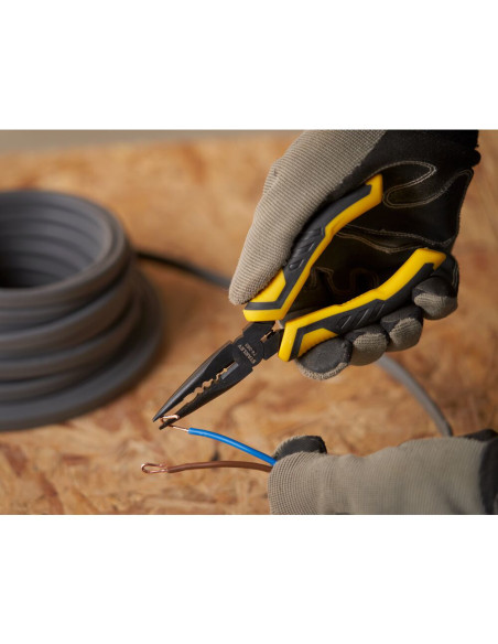 Stanley STHT0-74363, cleste dynagrip combinat, cu varf lung, 150 mm, blister
