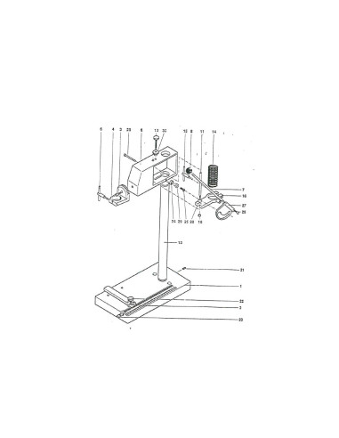Proxxon 28606.22-Piesa de schimb,surub