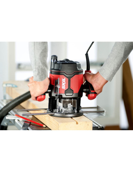 SKIL 1860 AA Freza electrica VA1E1860AA, 11000 - 28000 rpm, cursa max. 55mm, 1400W, + accesorii