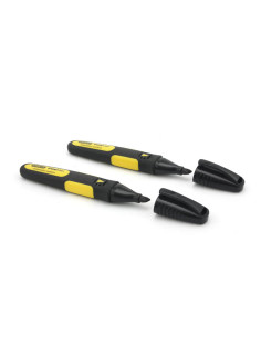 Stanley 0-47-314, marker negru fatmax, permanent cu varf lat