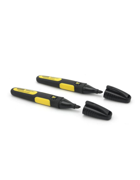 Stanley 0-47-314, marker negru fatmax, permanent cu varf lat