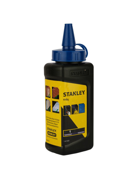 Stanley 0-47-465, set pentru trasat powerwinder cu flacon cu praf de creta albastra, blister