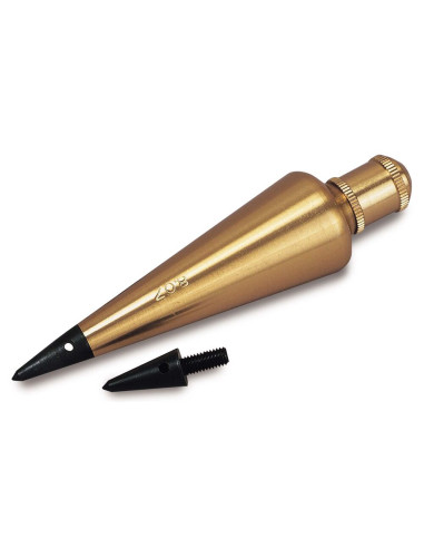 Stanley 0-47-973, Fir cu plumb pentru arhitecti, corp din alama + un varf nr 8