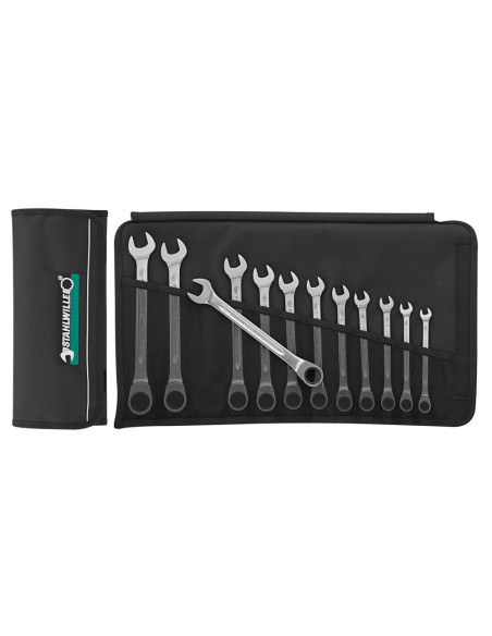 Set de 12 chei combinate cu clichet Stahlwille, 17F/12