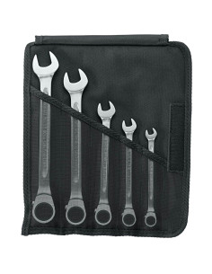 Set 5 chei combinate cu clichet open-ratch Stahlwille 17/5