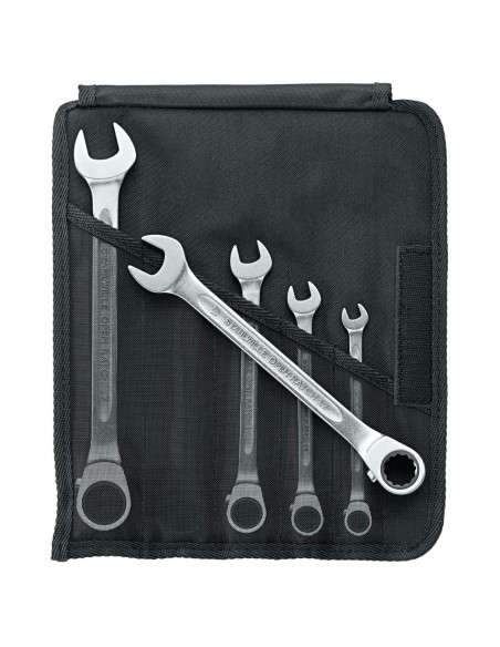 Set 5 chei combinate cu clichet open-ratch Stahlwille 17/5