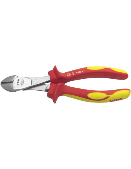 Cleste cu taiere laterala heavy-duty, izolat VDE, 180mm