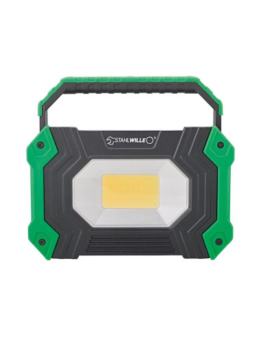 Stahlwille 77490015, Proiector LED portabil 13133, 2800 lumeni, 3 trepte de lumina, baterie Li-Ion, autonomie 13 ore, baza magne