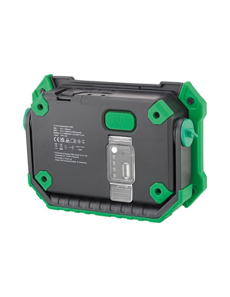 Stahlwille 77490015, Proiector LED portabil 13133, 2800 lumeni, 3 trepte de lumina, baterie Li-Ion, autonomie 13 ore, baza magne