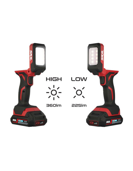 Skil 3155 CA, Lampa de lucru cu LED, 360 lumeni, 20V, doar corpul