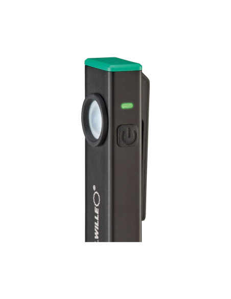 Stahlwille 77490016, Lampa LED raincarcabila 13134, 500 lumeni, 3 trepte de lumina, baterie Li-Ion, autonomie 3 ore, clema de pr