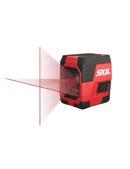 SKIL 1910 AA Nivela laser cu linie în cruce, lumina rosie, raza actiune 15m, prindere trepied 1/4, Accu Li-Ion, include incarcat