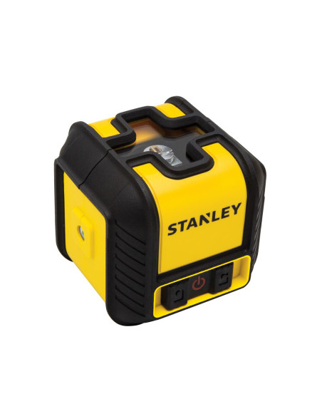 Stanley STHT77498-1, nivela laser cubix cu linie in cruce, lumina rosie, auto-nivelare, prindere cu clema, QuickLink, raza actiu