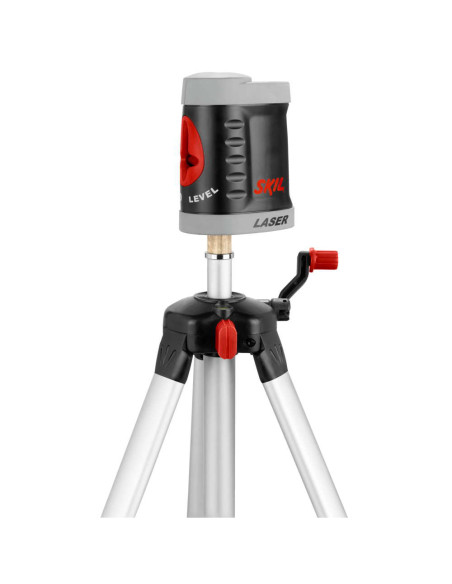 SKIL 2610395906 Trepied mare, polivalent, 1.2m, in geanta din material textil + adaptor pentru montarea uneltelor de nivelare şi