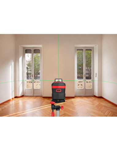 SKIL 1961 DA Nivela laser cu linie în cruce 360 grade, lumina verde, raza actiune 30m, Accu Li-Ion, include incarcator micro USB